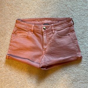 AE Jean Shorts. Hi-Rose Shortie- Super Stretchy